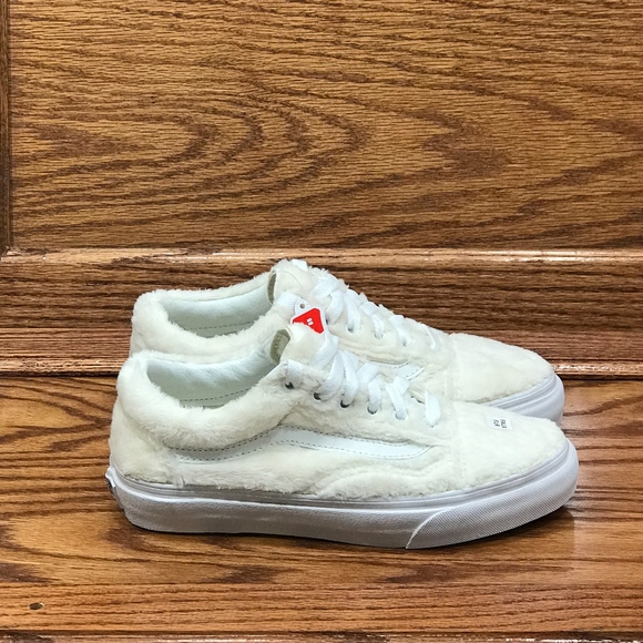 Vans Old Skool Sherpa Turtledove Blanc De Blanc - Picture 3 of 7